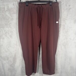 Champion Men's Brown Jogger Sweatpants XXL Elastic Waist Drawstring Pockets‎
